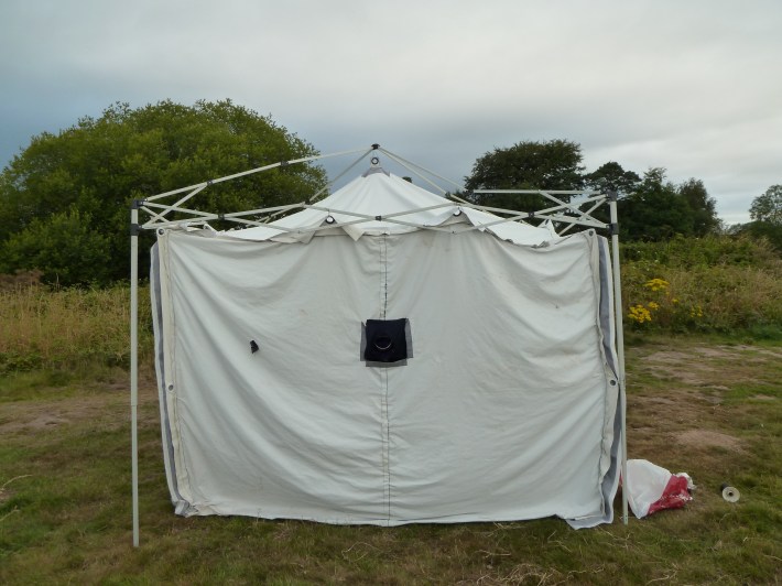 The first in situ test of the obscura